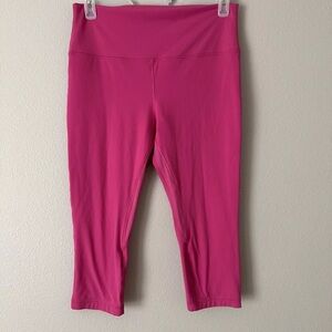 Lululemon Align High Rise Crop Capri Leggings  Hot Pink Size 14